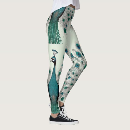 Majestic Splendore - Die Leggings des Boho Peacock (Rechts)