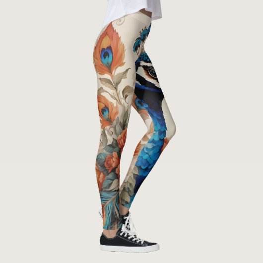 Majestic Splendore - Die Leggings des Boho Peacock (Rechts)