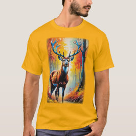 Majestic Stag Amidor Herbstschlupf T-Shirt