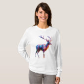 "Majestic Stag: Regal Forest Elegance" T-Shirt (Vorne ganz)