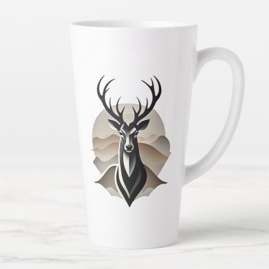 Majestic Stag - Wilder Geist Milchtasse (Rechts)