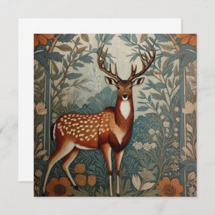 Majestic Stag William Morris Inspirierte floral