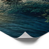 Majestic Stampede auf dem Goldenen Feld Poster (Ecke)