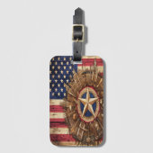 Majestic-Star-Spangled-Banner Gepäckanhänger (Vorderseite Vertikal)