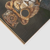 Majestic Steampunk Lion im Anzug AC1 Decoupage Seidenpapier (Ausschnitt)