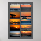 Majestic sunrises at Florida Poster (Vorne)