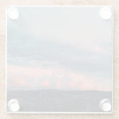 Majestic Sunset in Wales Glasuntersetzer (Rückseite)