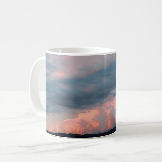 Majestic Sunset in Wales Kaffeetasse (Vorderseite Links)