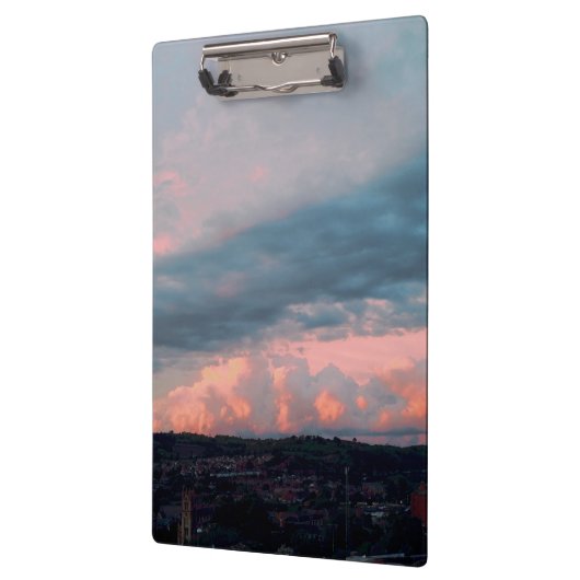 Majestic Sunset in Wales Klemmbrett (Links)