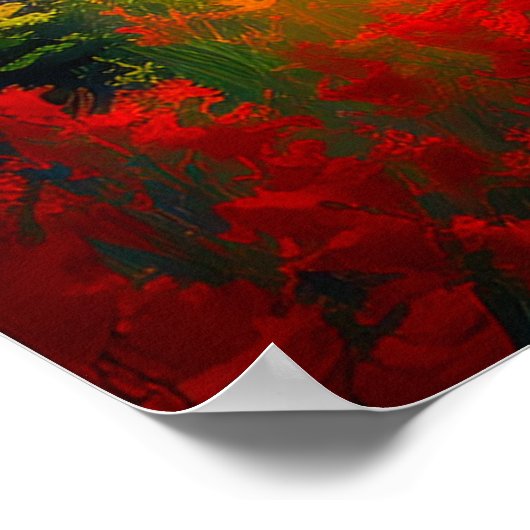 Majestic Sunset, Riesenbaum Poster (Ecke)