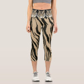 Majestic Tiger Capri Leggings (Vorderseite)