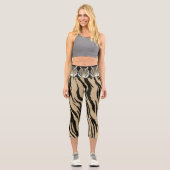 Majestic Tiger Capri Leggings (Vorderseite)