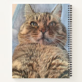 Majestic Tiger Cat Notizblock (Rückseite)