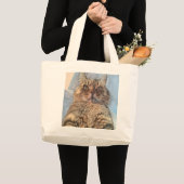 Majestic Tiger Cat Tote Bag Jumbo Stoffbeutel (Vorderseite (Produkt))