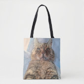 Majestic Tiger Cat Tote Bag Tasche (Vorderseite)
