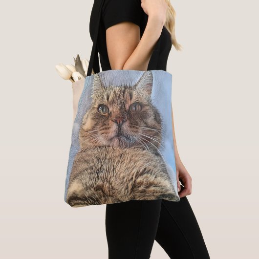 Majestic Tiger Cat Tote Bag Tasche (Von Nahem)