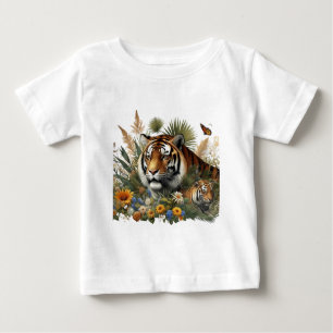 Majestic Tiger Design T - Shirt