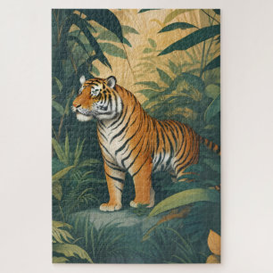 Majestic Tiger im Dschungel Puzzle