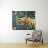 Majestic Tiger im Dschungel Wandteppich (Beispiel (Horizontal))