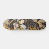 Majestic Tiger in Bamboo Skateboard (Horizontal)