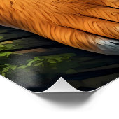 Majestic Tiger in Jungle Poster (Ecke)