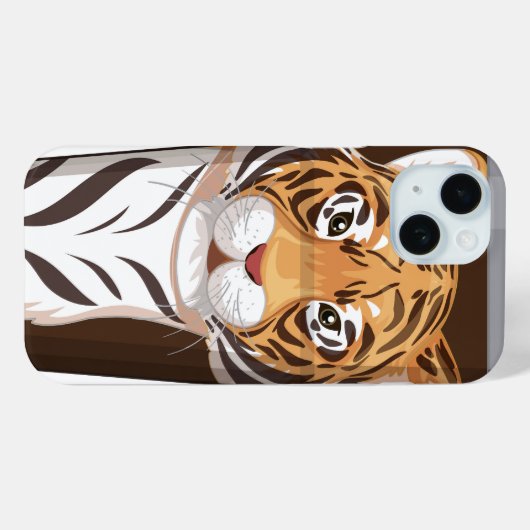 Majestic Tiger iPhone / iPad case (Rückseite (Horizontal))