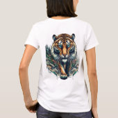 Majestic Tiger - King of the Dschungel T-Shirt (Rückseite)