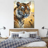 Majestic Tiger Leinwanddruck (Insitu (Schlafzimmer))