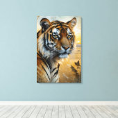 Majestic Tiger Leinwanddruck (Insitu (Holzboden))