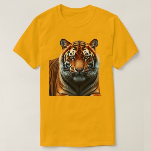 Majestic Tiger Men's Basic T - Shirt (Design vorne)