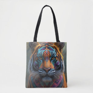 Majestic Tiger mit lebendigem Stammegefecht Tasche