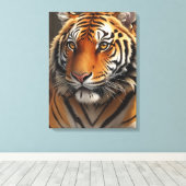 Majestic Tiger Oil Painting Leinwanddruck (Insitu (Holzboden))