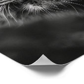 Majestic Tiger Portrait Fine Art Poster (Ecke)