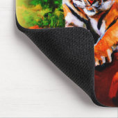 "Majestic Tiger Resting in the Wild". Jetzt kaufen Mousepad (Ecke)