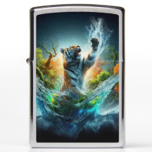Majestic Tiger Splash Fantasy Wildlife Nature