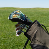 Majestic Tiger Splash Fantasy Wildlife Nature Golf Headcover (In SItu)