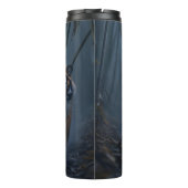 Majestic Tigers in einem foggischen Dschungel Thermosbecher (Rückseite)