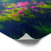 Majestic Tree auf der kleinen Insel Poster (Ecke)