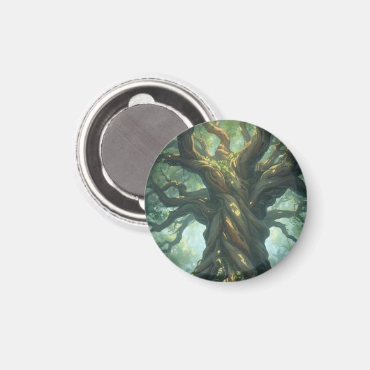 Majestic Tree Magnet (Vorderseite/Rückseite)