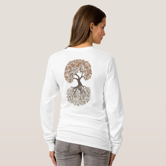 Majestic Tree of Life - Wachstum, T-Shirt (Schwarz voll)