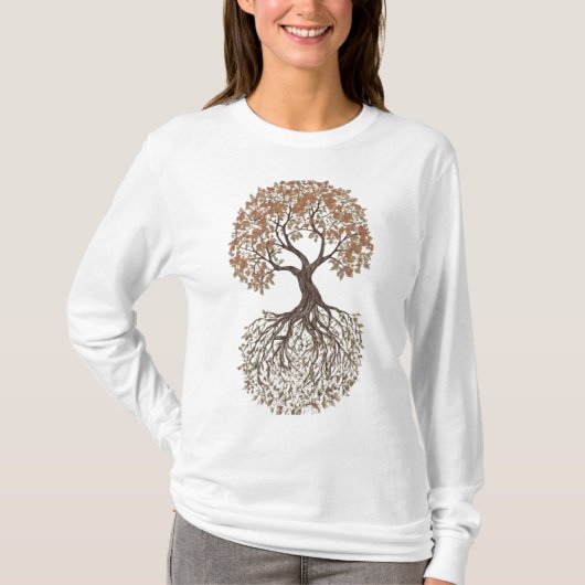 Majestic Tree of Life - Wachstum, T-Shirt (Vorderseite)