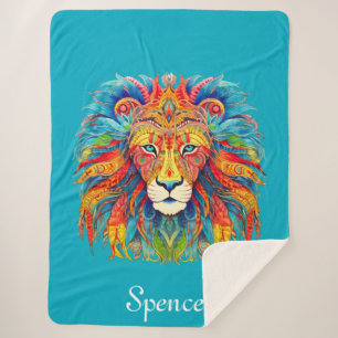 Majestic Tribal Lion mit Individuelle Name Sherpadecke