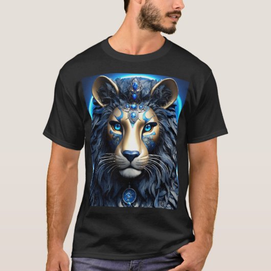 "Majestic Tribal Lion" T-Shirt (Vorderseite)
