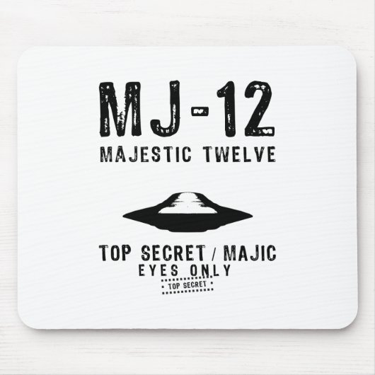 Majestic Twelve MJ-12 Mousepad (Vorne)