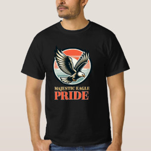 Majestic und Patriotic Eagle Artwork T-Shirt
