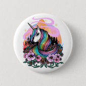 Majestic Unicorn Button (Vorderseite)