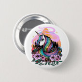 Majestic Unicorn Button (Vorne & Hinten)