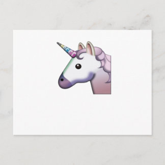 Majestic Unicorn Emoji Postkarte