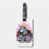 Majestic Unicorn Gepäckanhänger (Rückseite vertikal)