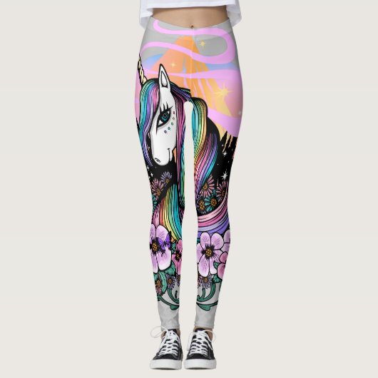 Majestic Unicorn Leggings (Vorderseite)